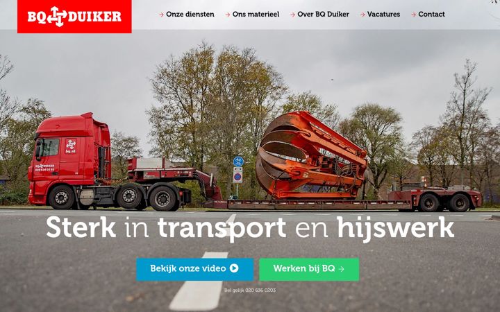 Screenshot of bq.nl
