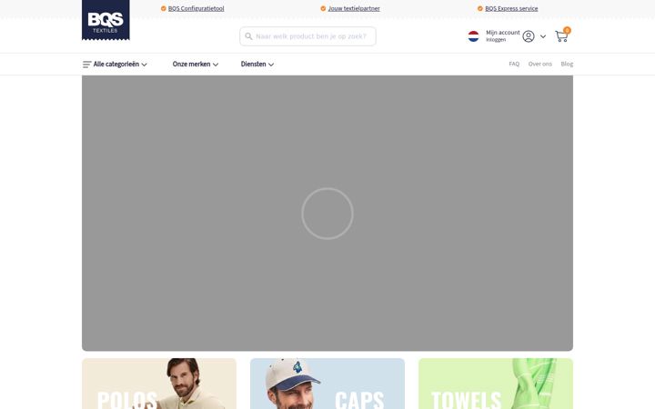 Screenshot of bqstextiles.com