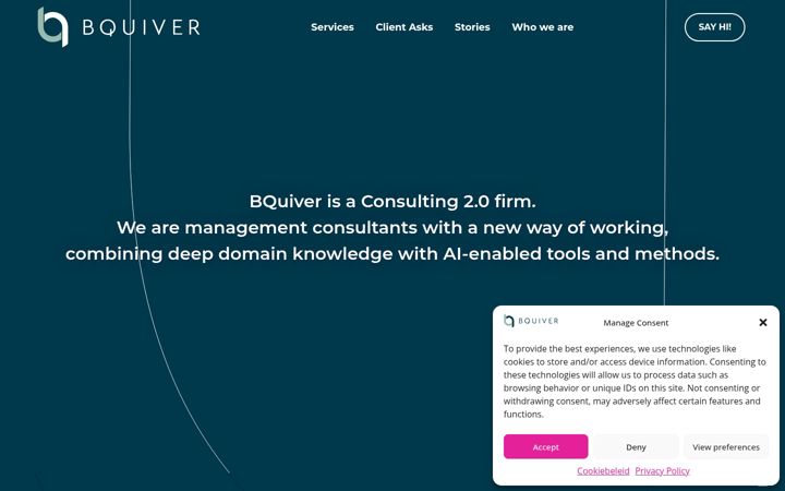 Screenshot of bquiver.nl