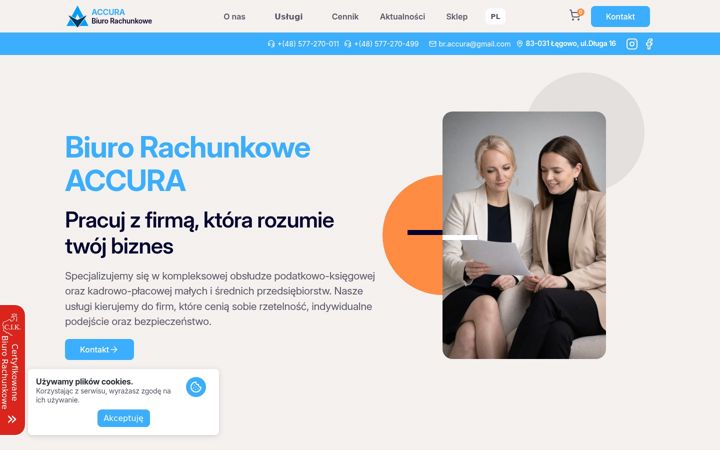 Screenshot of br-accura.pl