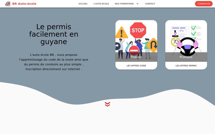 Screenshot of br-auto-ecole.com