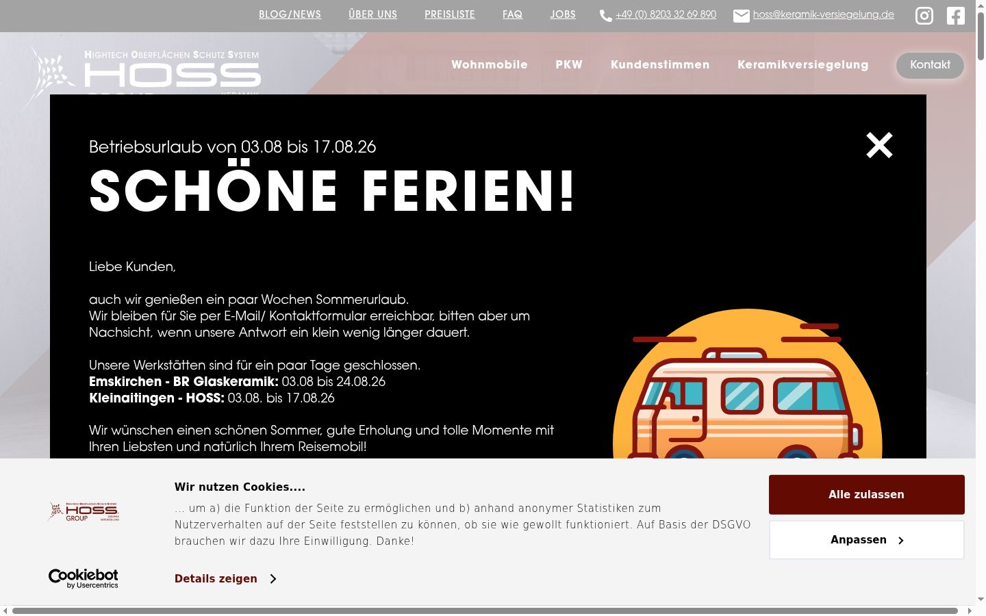 Screenshot tal-banner tal-kunsens muri qabel kwalunkwe interazzjoni