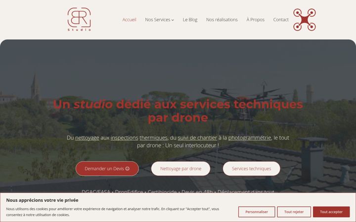 Screenshot of br-studio.fr
