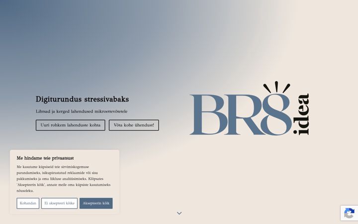 Screenshot of br8idea.ee