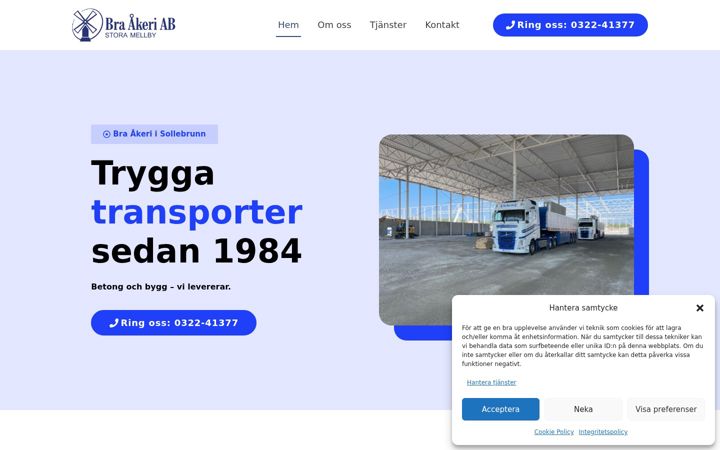 Screenshot of bra-akeri.se