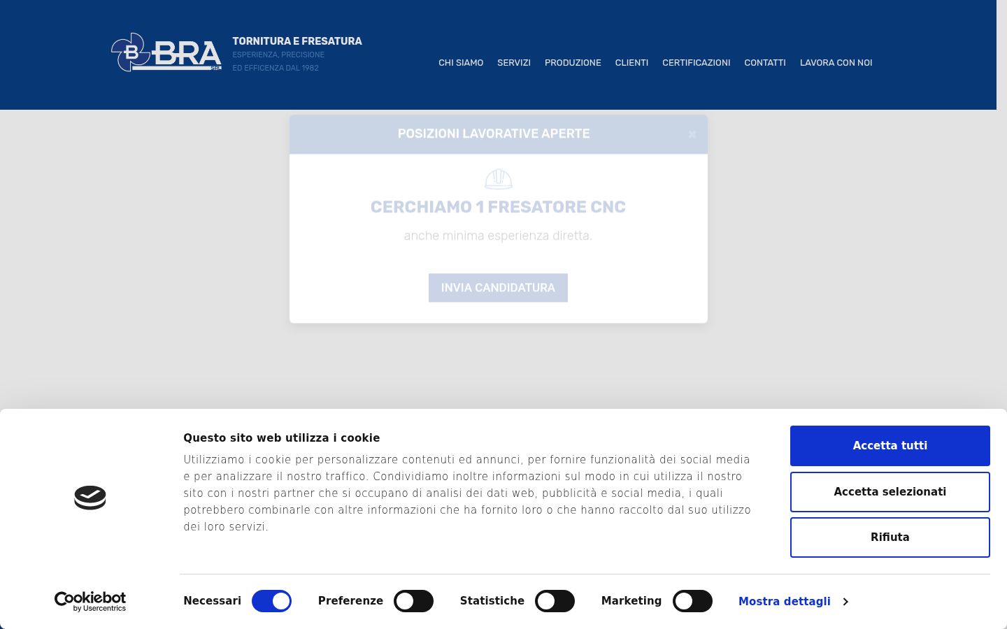 Screenshot tal-banner tal-kunsens muri qabel kwalunkwe interazzjoni