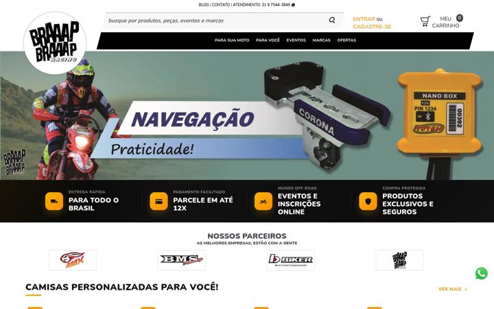 Screenshot of braaapbraaapracing.com.br