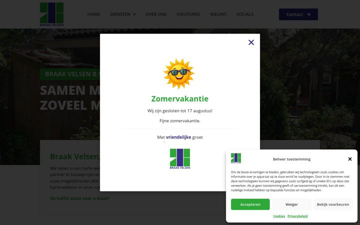 Screenshot of braak.nl