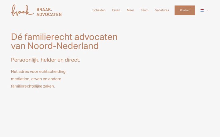 Screenshot of braakadvocaten.nl