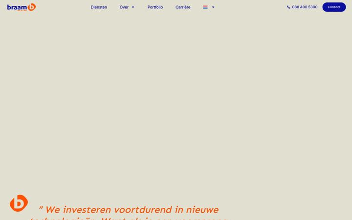 Screenshot of braamaalsmeer.nl