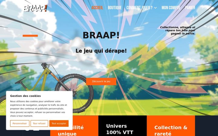 Skærmbillede af braapgame.fr