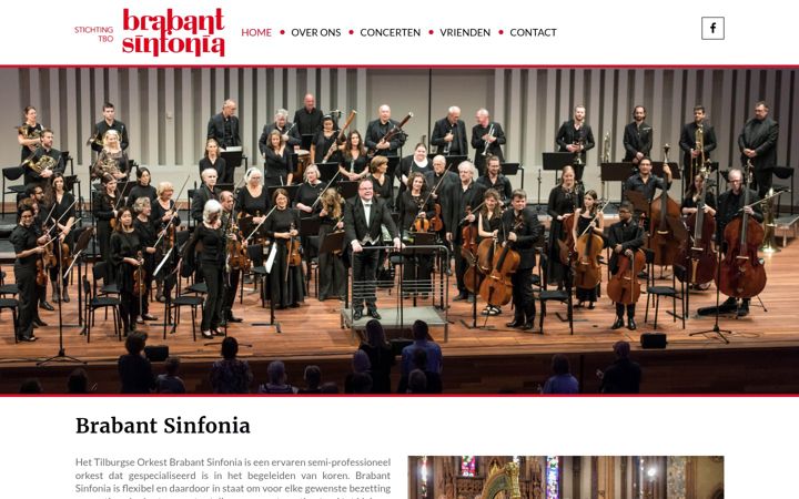 Screenshot of brabant-sinfonia.com