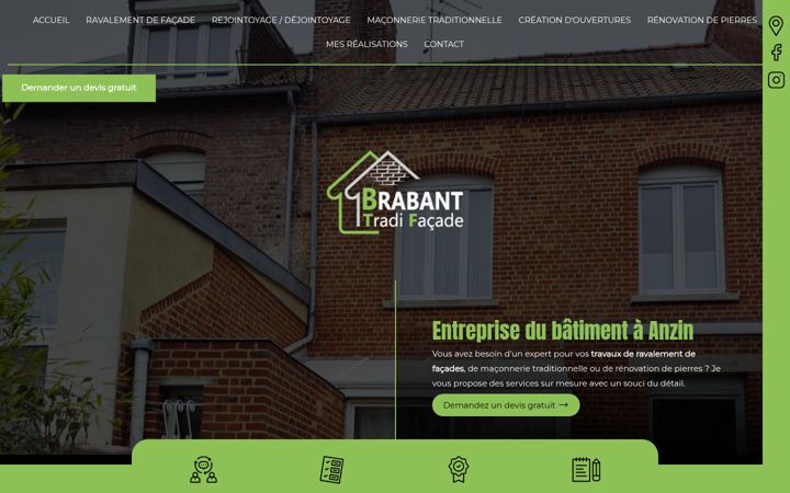 Screenshot of brabant-tradi-facade.fr