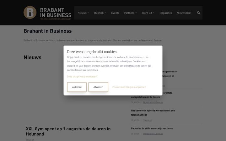 Screenshot of brabantinbusiness.nl