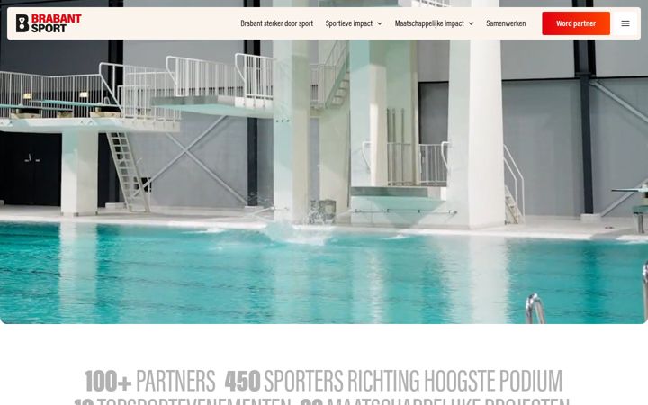 Screenshot of brabantsport.nl