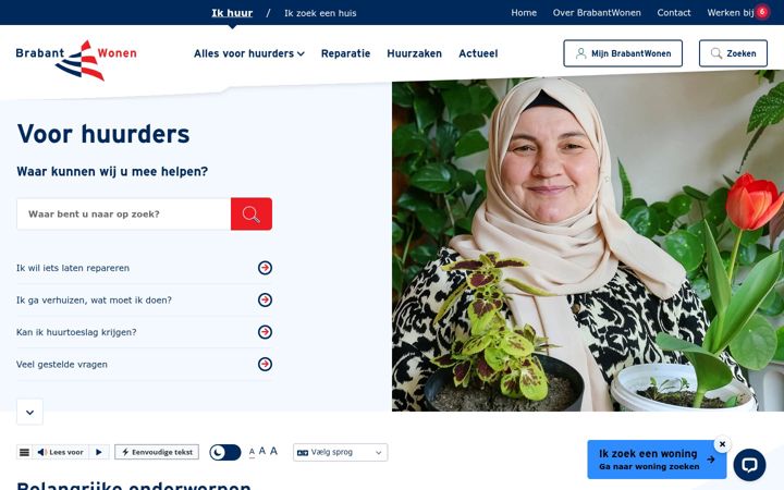 Screenshot of brabantwonen.nl
