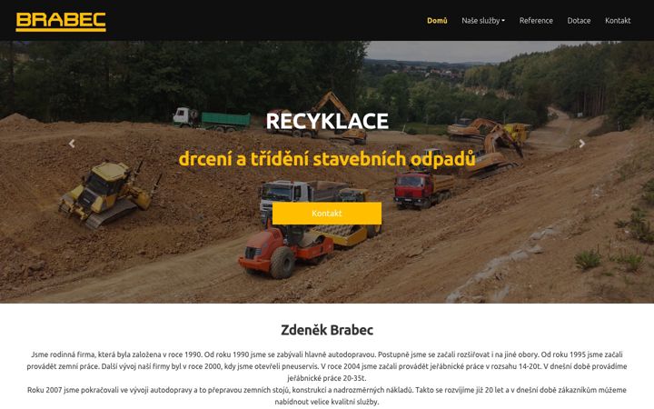 Screenshot of brabechb.cz