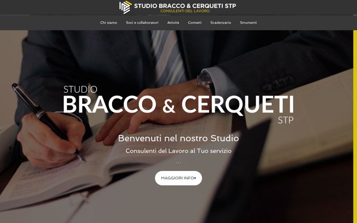 Екранна снимка на braccocerqueti.it
