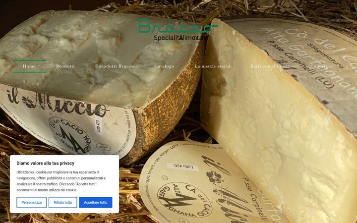 Screenshot of braccosp.it