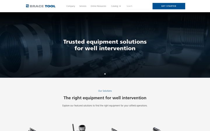 Screenshot of bracetool.com