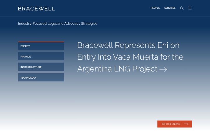 Screenshot of bracewell.com