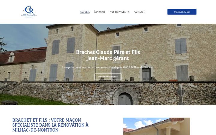 Screenshot of brachet-et-fils.fr