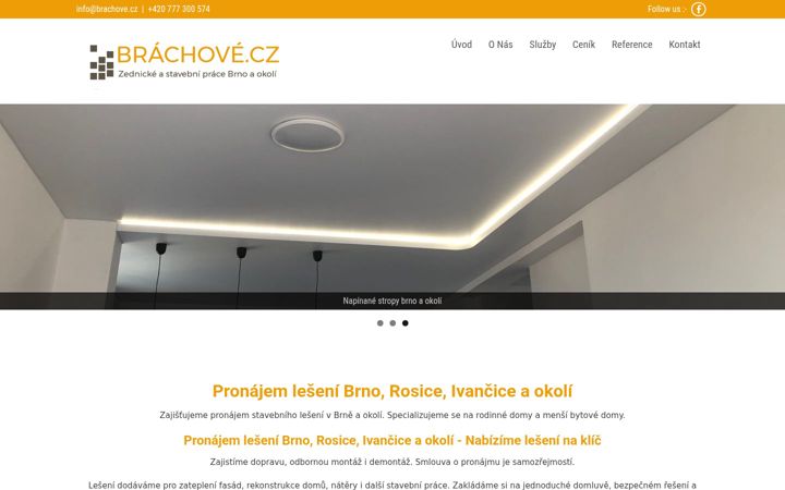 Screenshot of brachove.cz