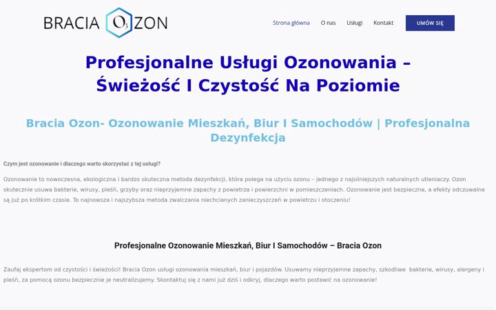 Screenshot ta' braciaozon.pl