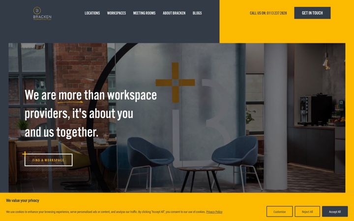 Screenshot of brackenwsp.co.uk