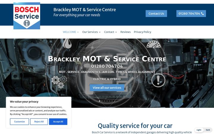 Screenshot of brackleymot-boschauto.co.uk