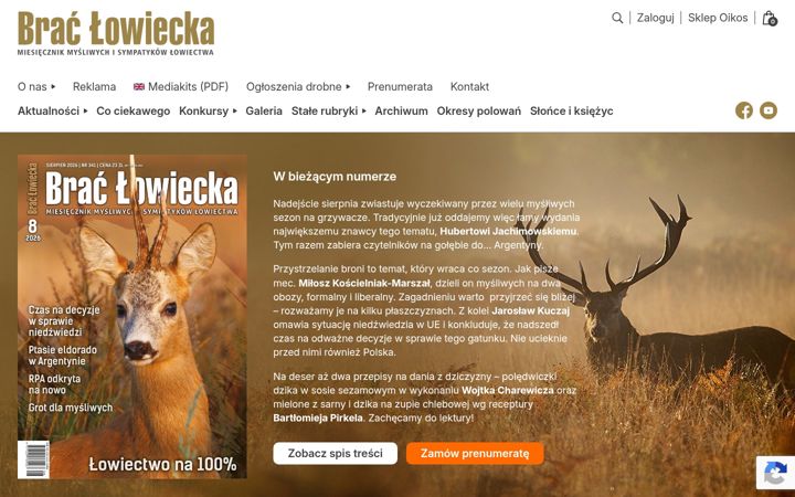 Screenshot ta' braclowiecka.pl