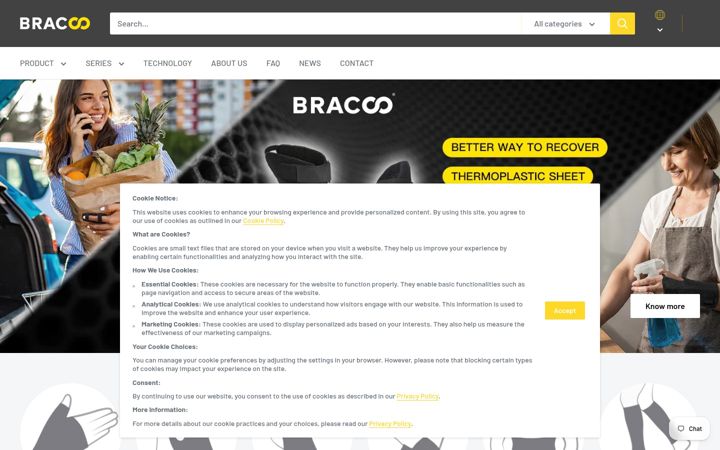 Skjermbilde av bracoo.eu