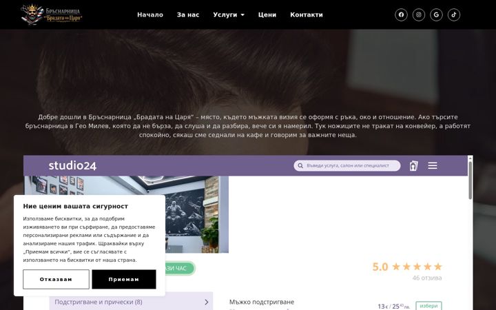 Screenshot of bradatanatsarya.com