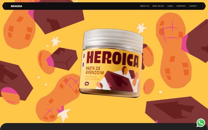 Screenshot of bradda.com.br