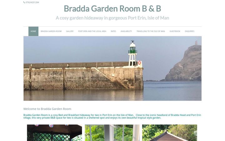 Screenshot of braddagardenroom.com