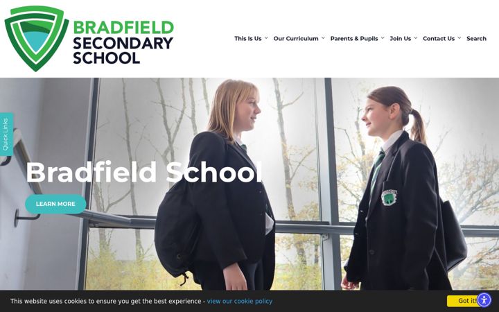 Screenshot of bradfield.school