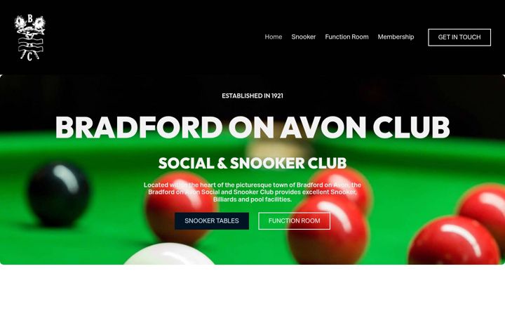 Screenshot of bradfordonavonclub.co.uk