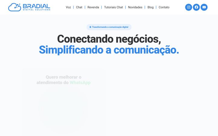 Screenshot of bradial.com.br
