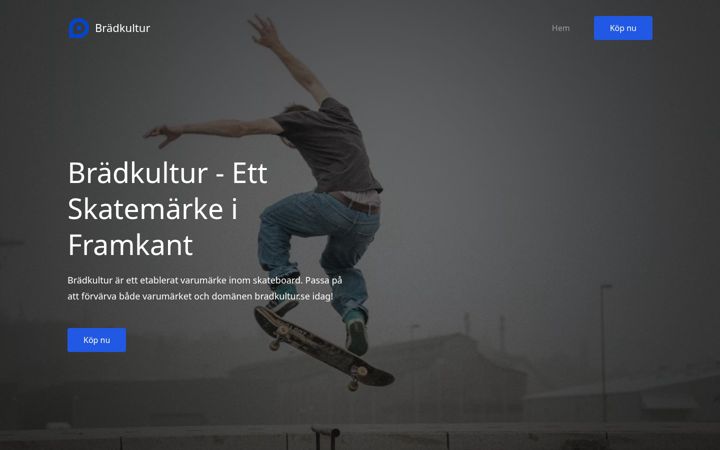 Screenshot of bradkultur.se