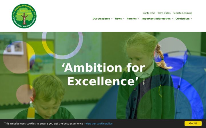 Screenshot of bradleygreen.org.uk