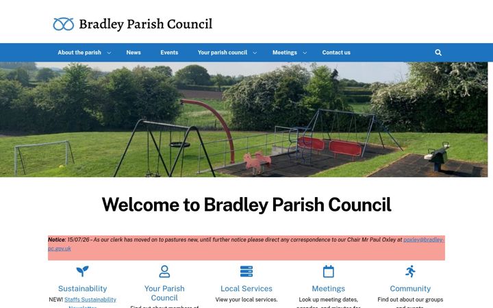 Screenshot ta' bradleypc.co.uk
