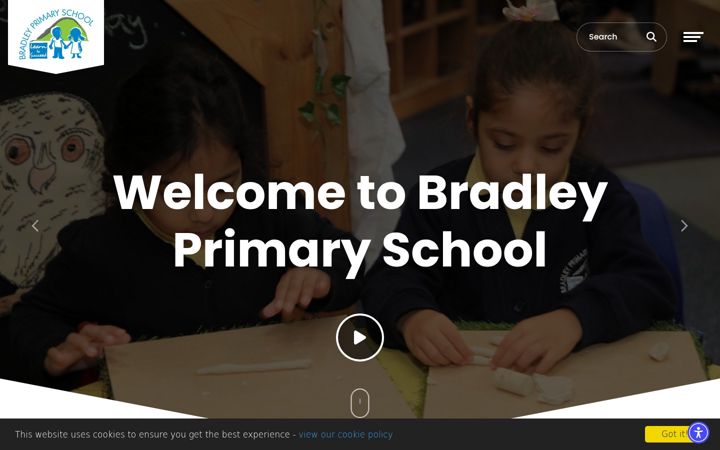 Skærmbillede af bradleyprimaryschool.org