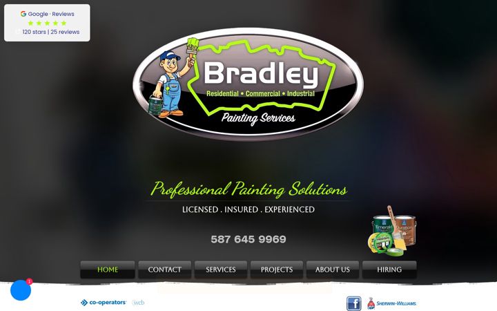 Screenshot of bradleyservice.ca