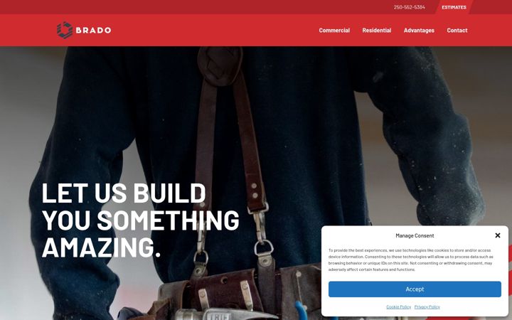 Screenshot of brado.ca