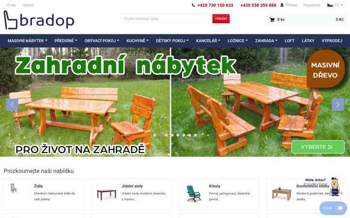 Screenshot of bradop.cz