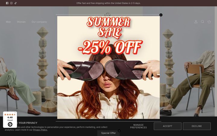Screenshot of bradorshop.us