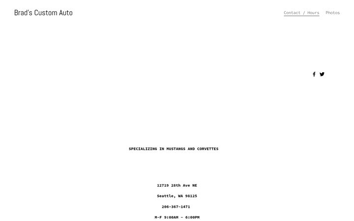 Screenshot of bradscustomauto.com
