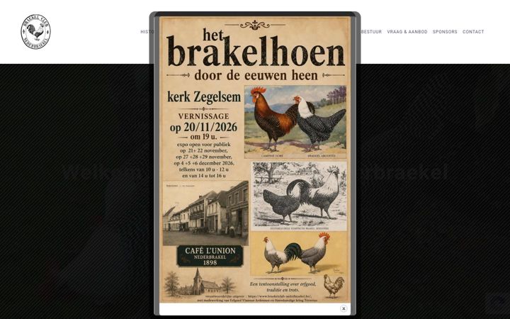 Screenshot of braekelclub-nederbraekel.be