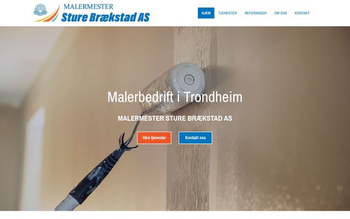 Screenshot of braekstad.no