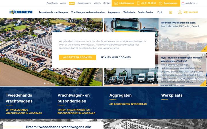Screenshot of braem.com